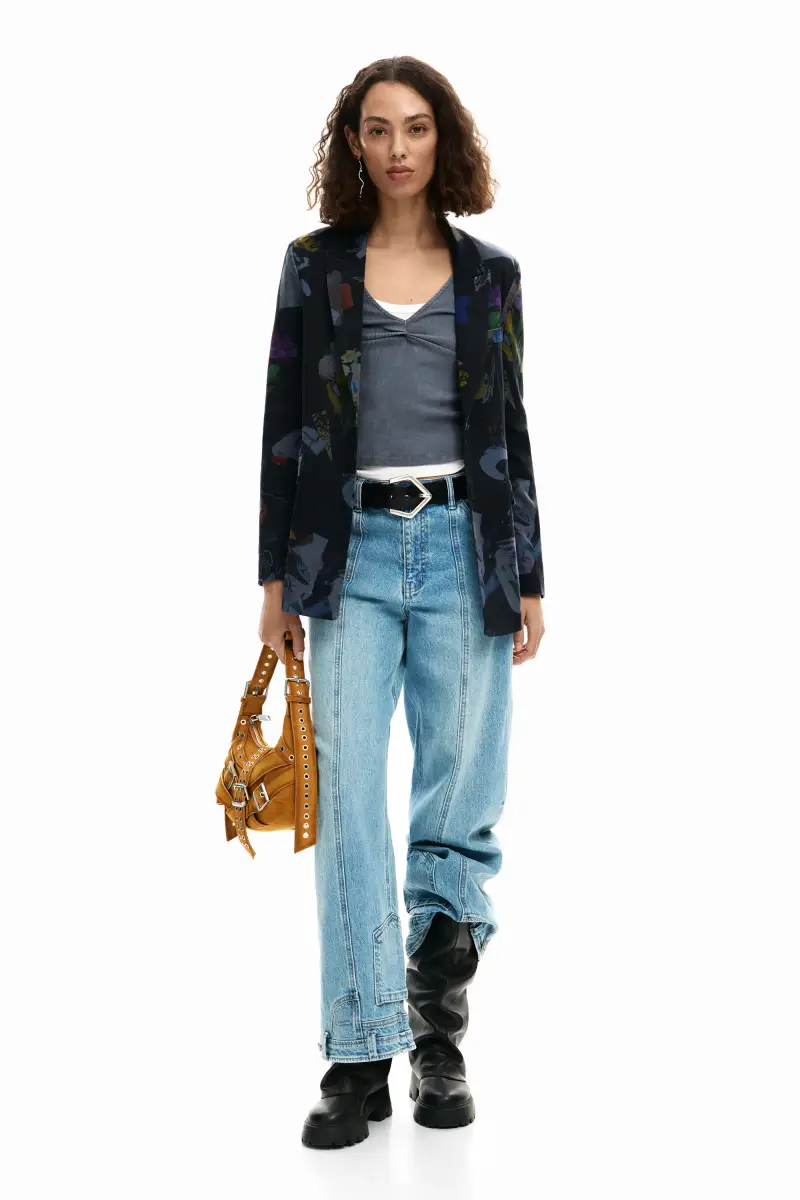 Desigual Blazer Nero 3955530 miniatura 2