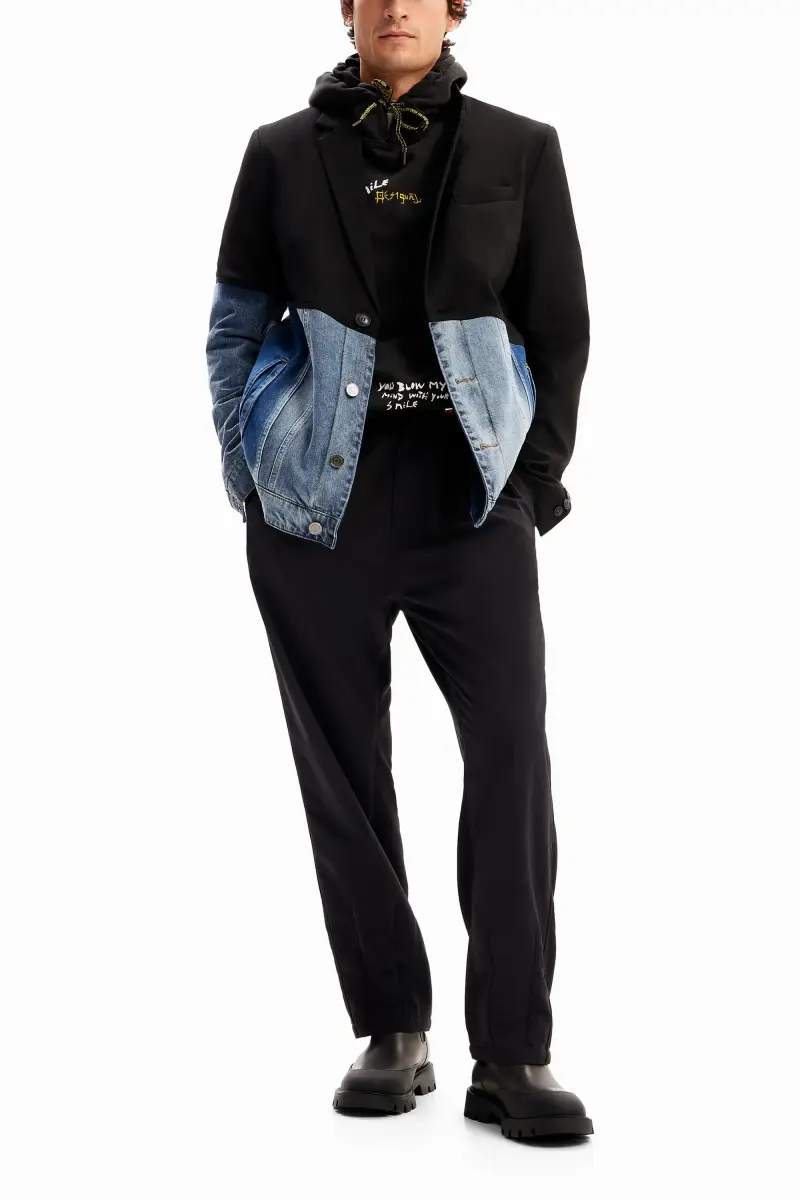 Desigual Blazer Nero 3911013 miniatura 2