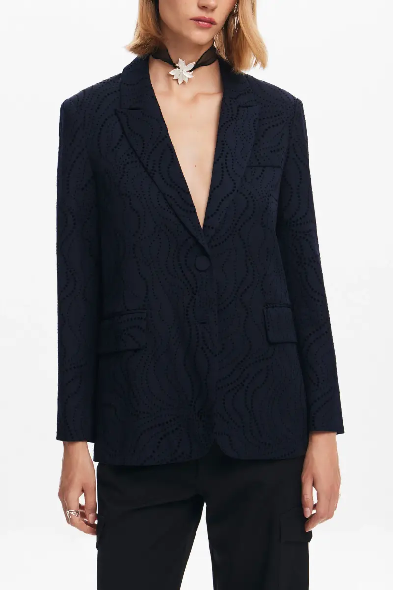 Desigual Blazer Blu 2500792 miniatura 2