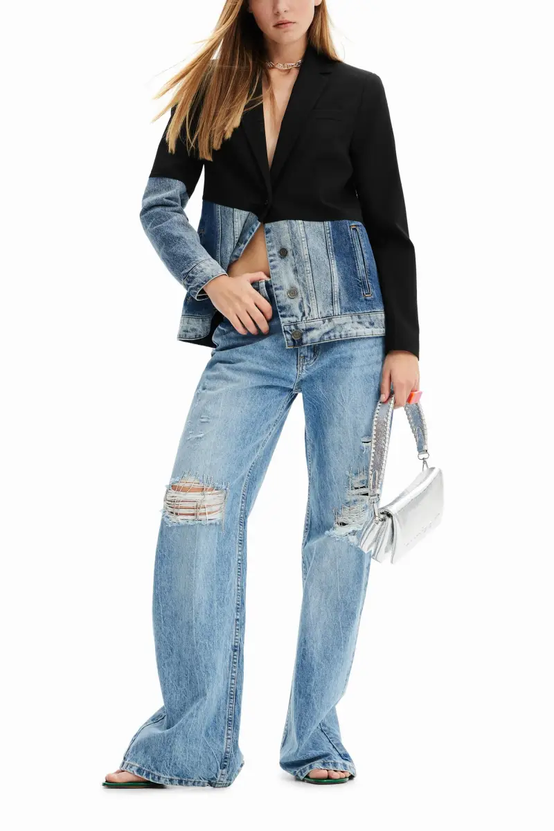 Desigual Blazer Nero 2962199 miniatura 2