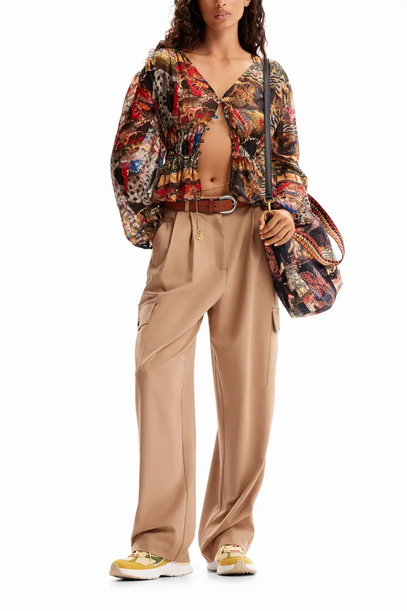 Blusa arazzo M. Christian Lacroix BROWN miniatura 2