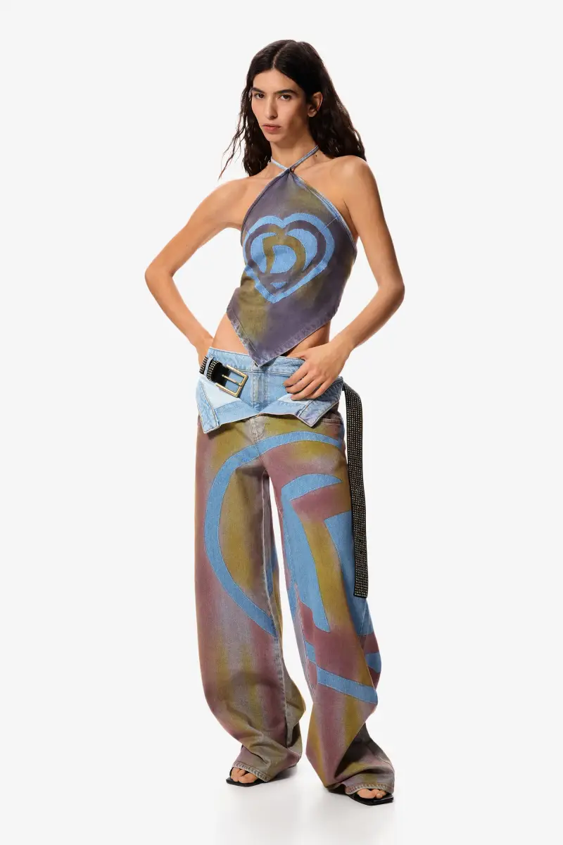 Blusa di denim Masha Popova YELLOW miniatura 2