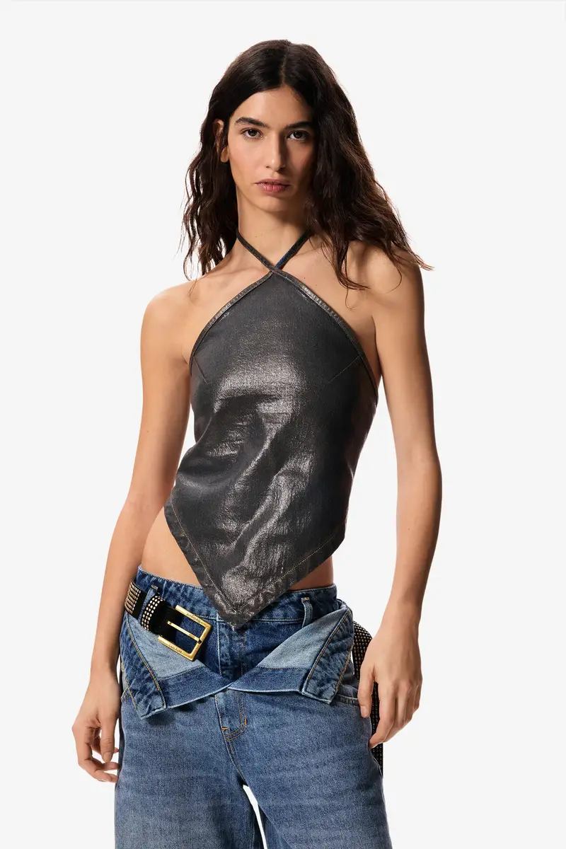 Blusa senza maniche Masha Popova BLUE