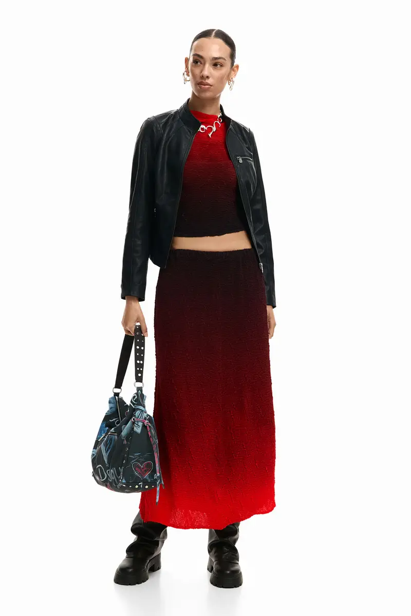 Blusa sfumata RED miniatura 2