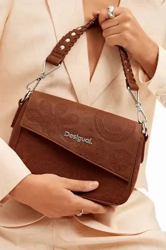 Desigual, BOLS_DEJAVU PHUKET MINI Donna, marrone, taglia unica miniatura 2