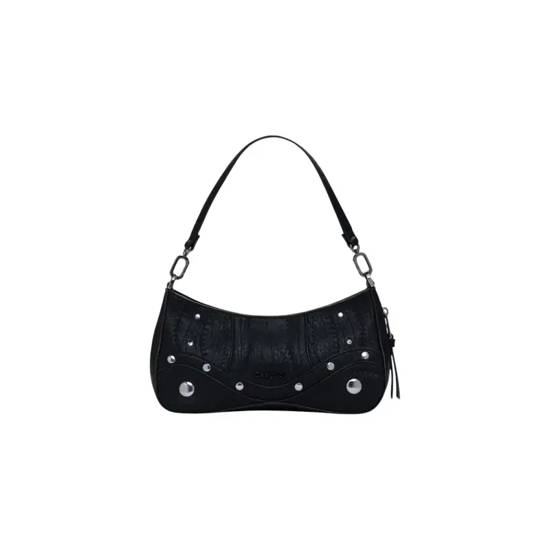 Borsa a Mano Nera Donna con Tracolla, Desigual - black