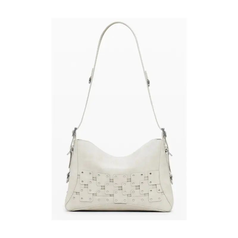 Desigual Borsa a spalla Donna Beige 4072822 miniatura 3