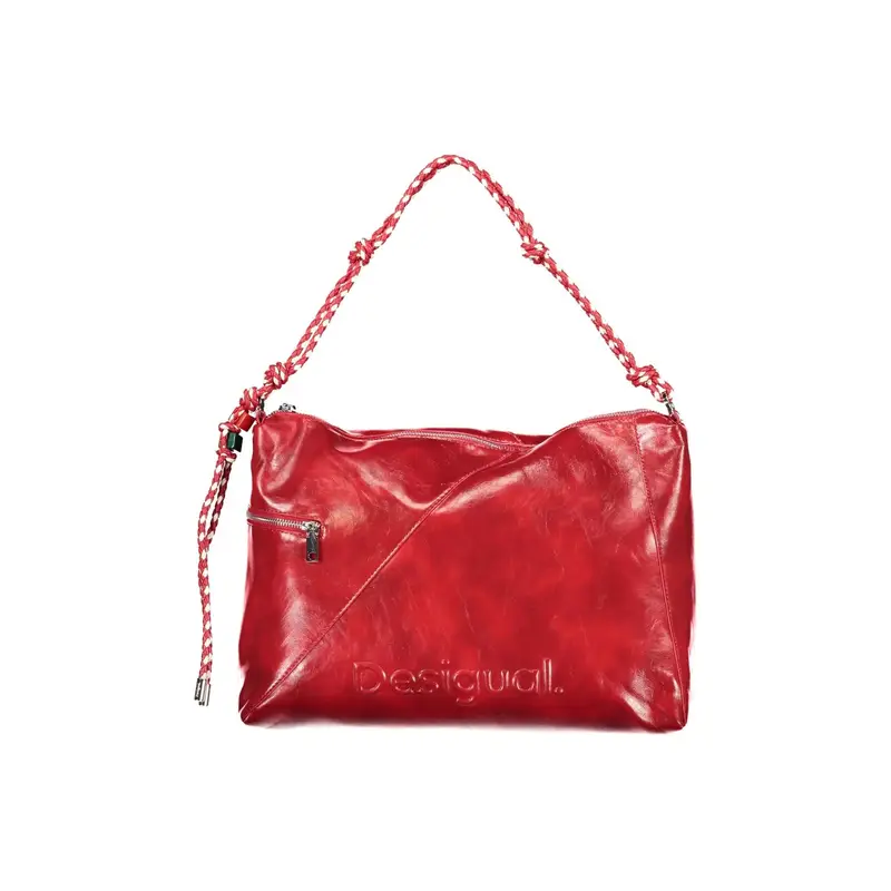 Borsa a Spalla Donna Rossa Logo Rosso