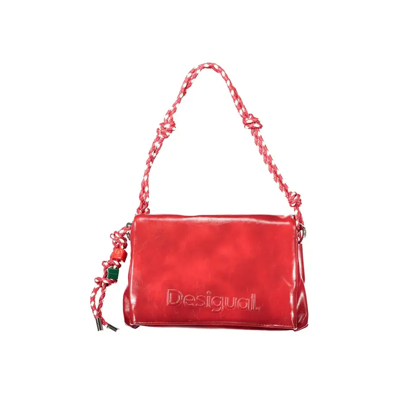 Borsa a Spalla Donna Rossa Logo Rosso