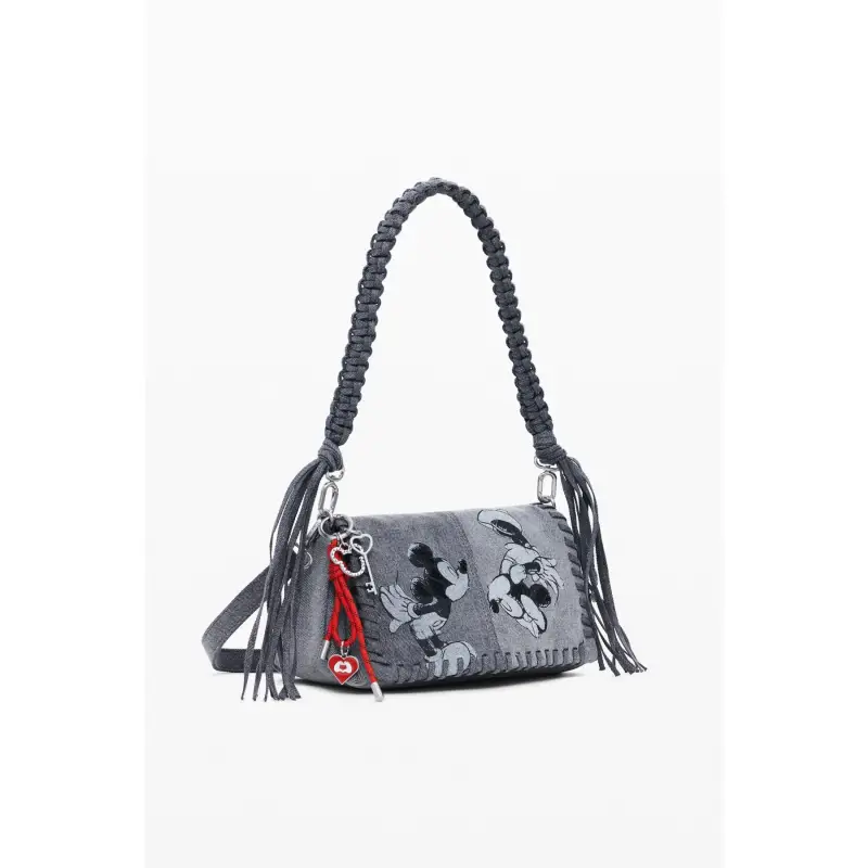 Borsa a tracolla da donna Desigual Mickey Kiss Naron Medium Flap