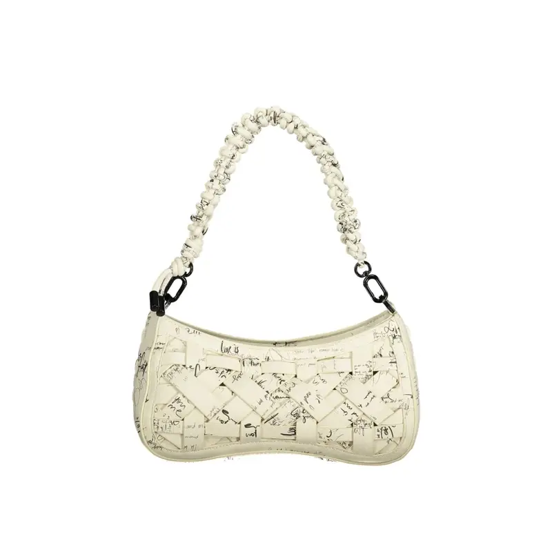Borsa a Tracolla Donna Bianca Logo Bianco