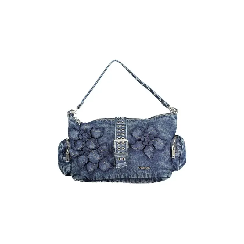 Borsa a Tracolla Donna Blu Logo