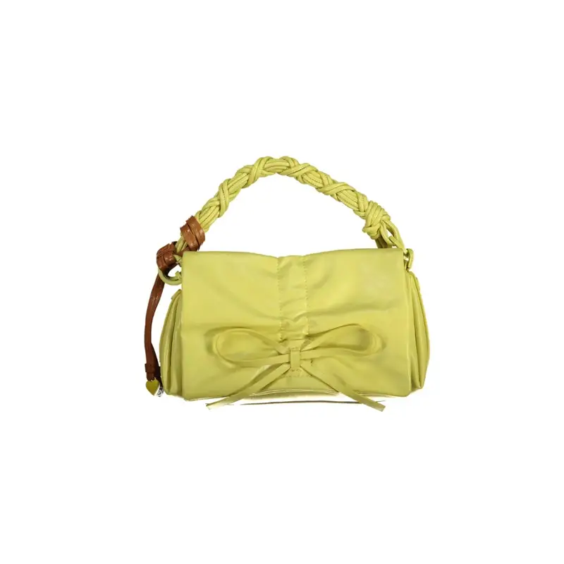 Borsa a Tracolla Donna Gialla Logo Giallo