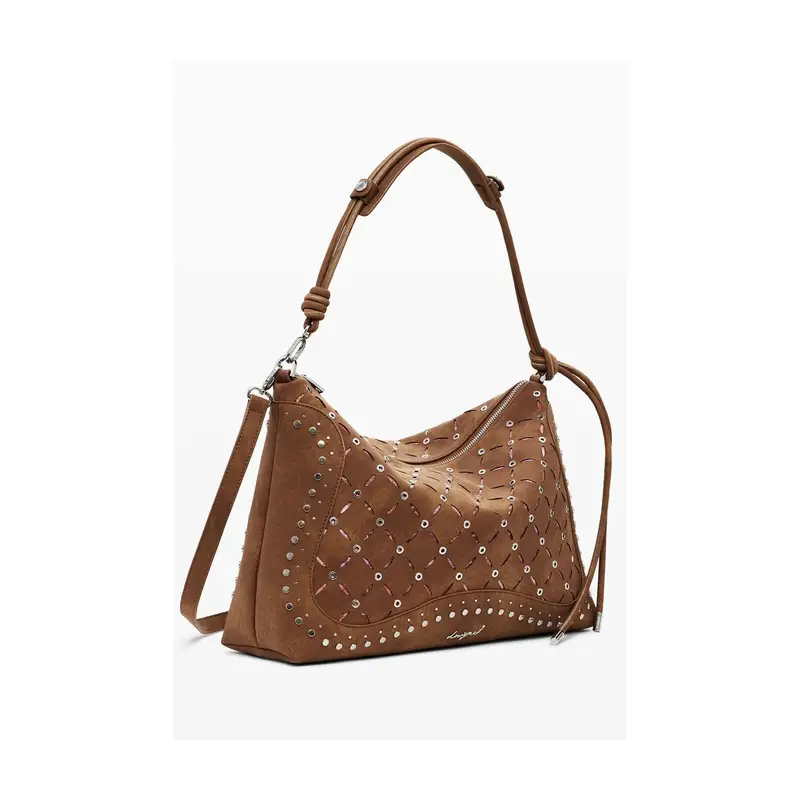 Desigual Borsa a tracolla Donna Marrone 4072820 miniatura 2