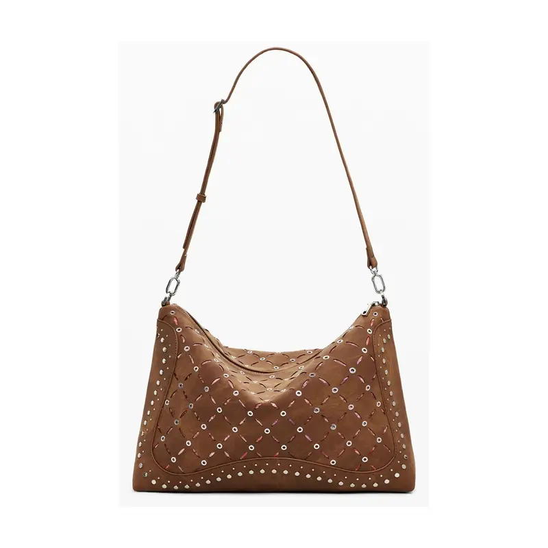 Desigual Borsa a tracolla Donna Marrone 4072820 miniatura 3