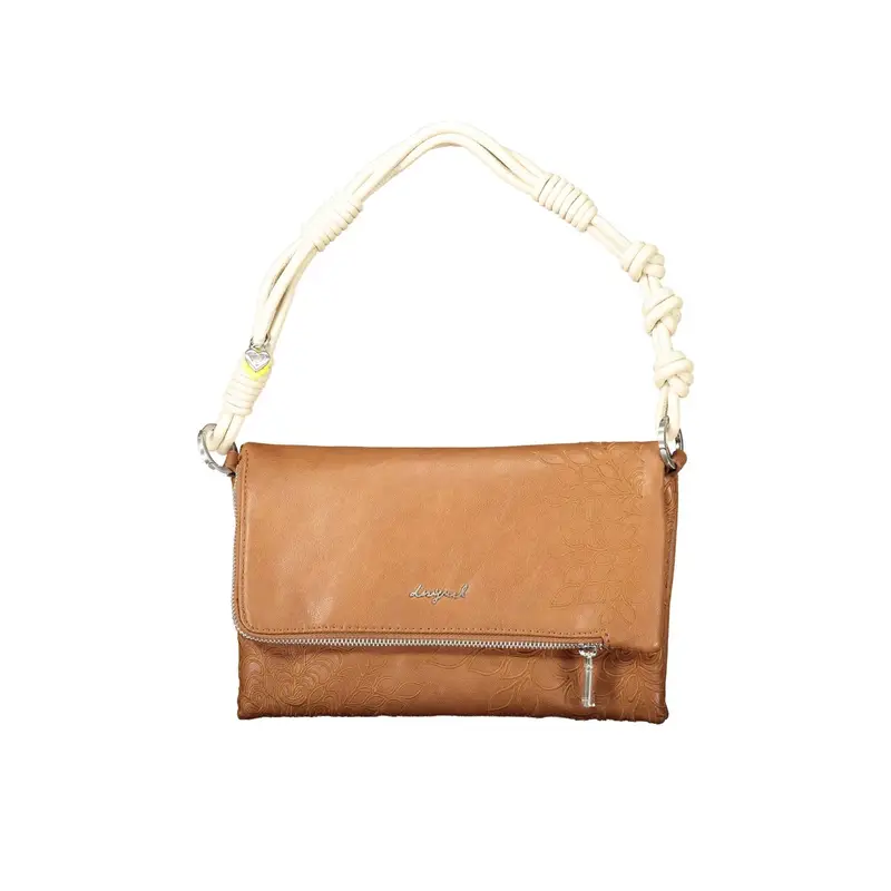 Borsa a Tracolla Donna Marrone Logo