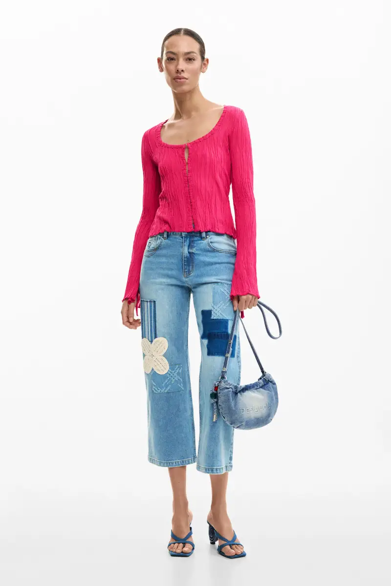 Desigual Borsa a tracolla Blu 4167961 miniatura 2