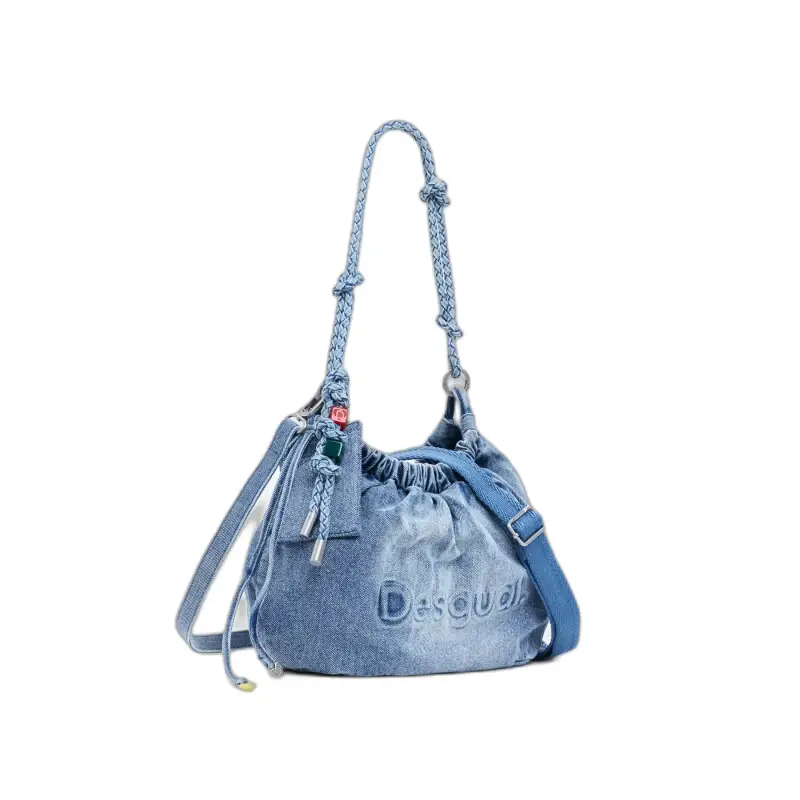 Borsa a tracolla in jeans donna Desigual Half Logo Waverly