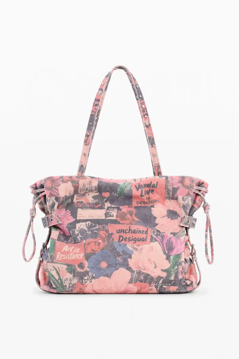 borsa denim collage MATERIAL FINISHES