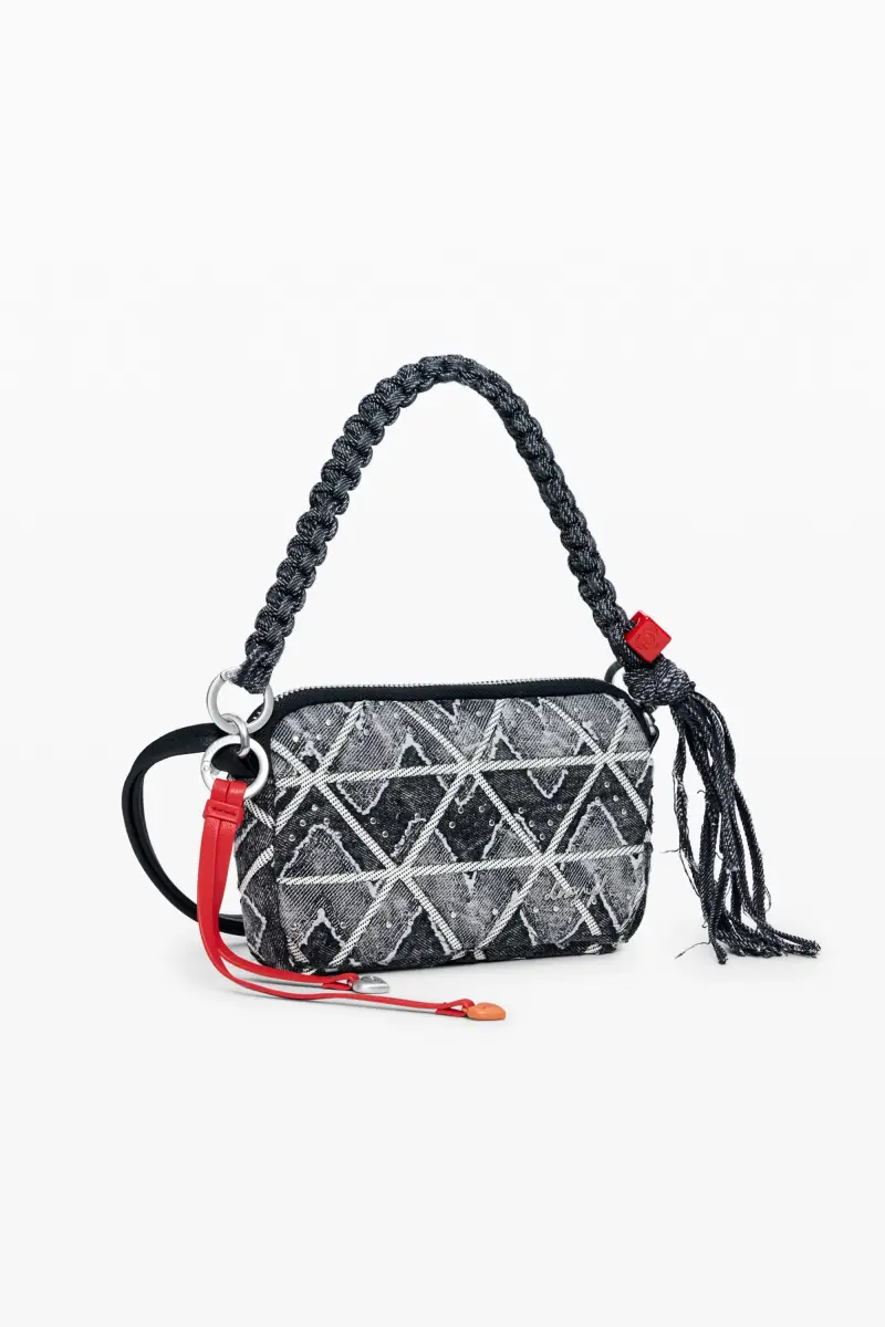 BORSA DENIM PICCOLA BLUE miniatura 2