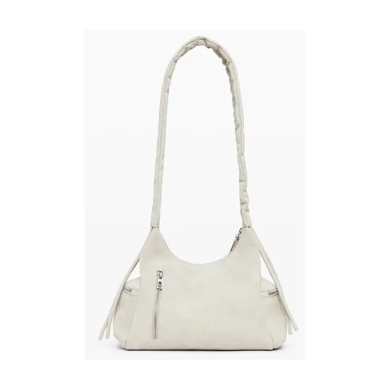 Borsa Donna Beige a Spalla Half Logo Montville miniatura 3