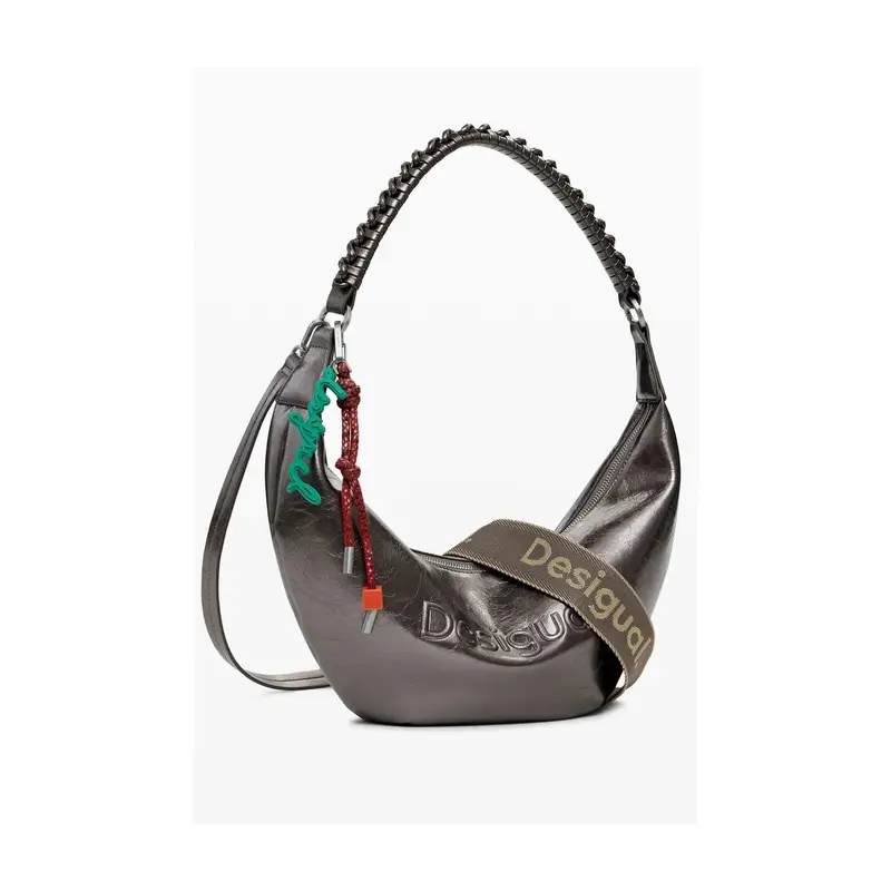 Borsa Donna Bronzo a Spalla Half Logo Zante miniatura 2