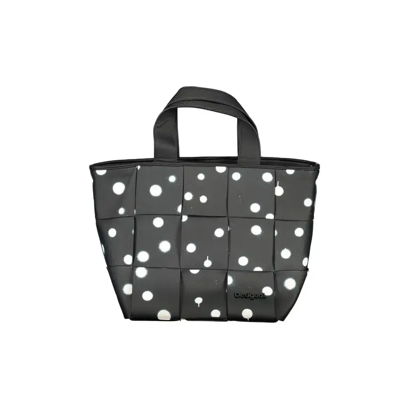 Borsa Donna Nera a Mano e Spalla con Tracolla Catena Nero