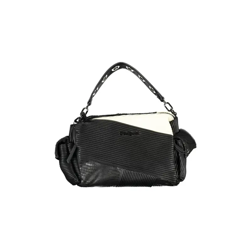 Borsa Donna Nera a Spalla con Tracolla Removibile Nero