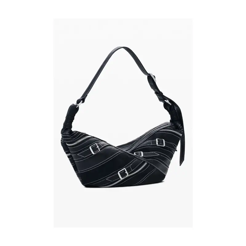 Borsa Donna Nera a Spalla Fibonacci Munster 2.0 Nero miniatura 2