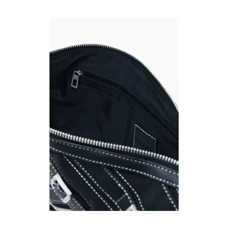 Borsa Donna Nera a Spalla Fibonacci Munster 2.0 Nero miniatura 3