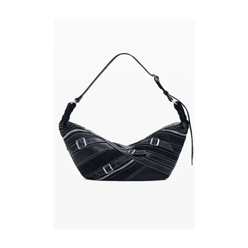 Borsa Donna Nera a Spalla Fibonacci Munster 2.0 Nero