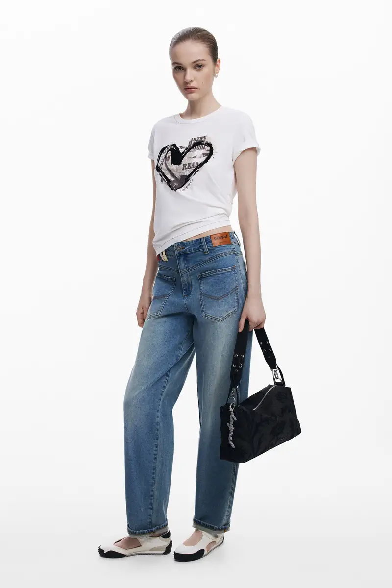 Borsa Donna Nera a Spalla Romeo Floral Bergamo Nero miniatura 2