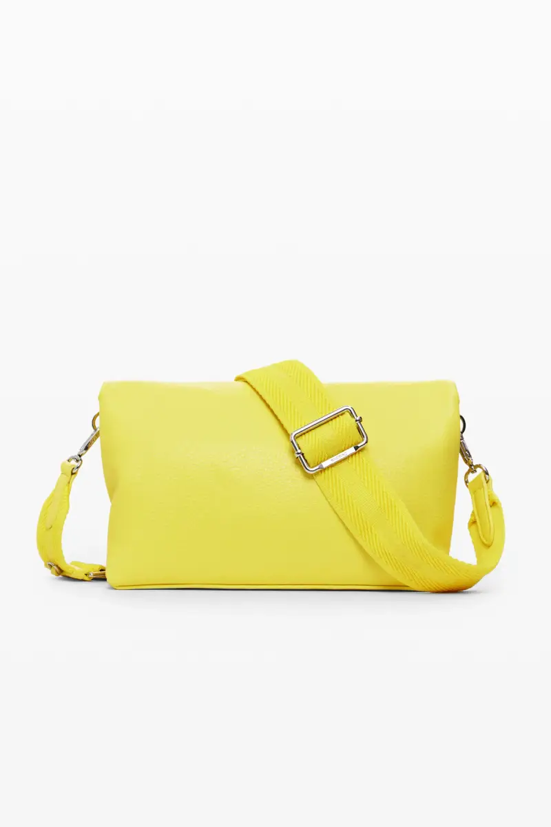 Borsa effetto pelle con logo YELLOW miniatura 2