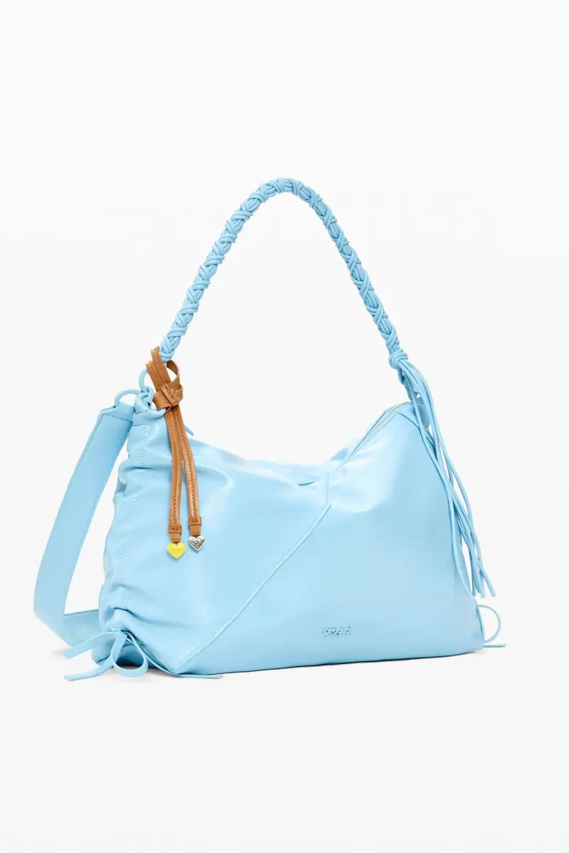 Borsa grande brillante BLUE miniatura 2