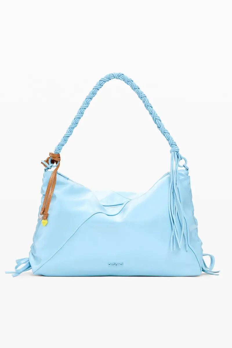 Borsa grande brillante BLUE