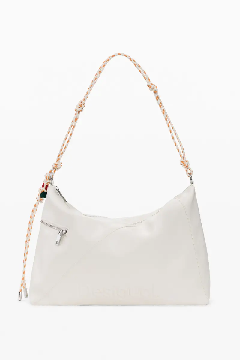Borsa grande charms WHITE