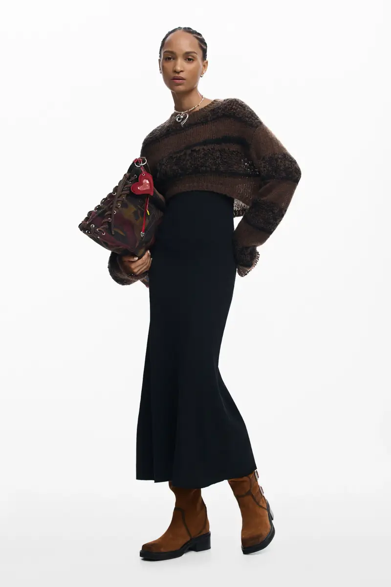 Borsa grande graffiti labbra MATERIAL FINISHES miniatura 2