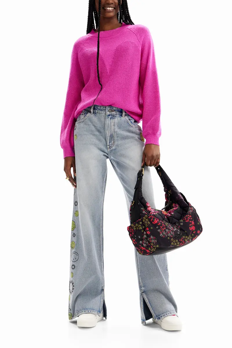 Borsa grande trapuntata RED miniatura 2