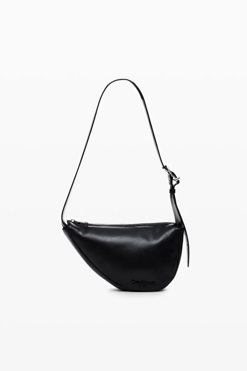 Borsa M ovale pelle BLACK