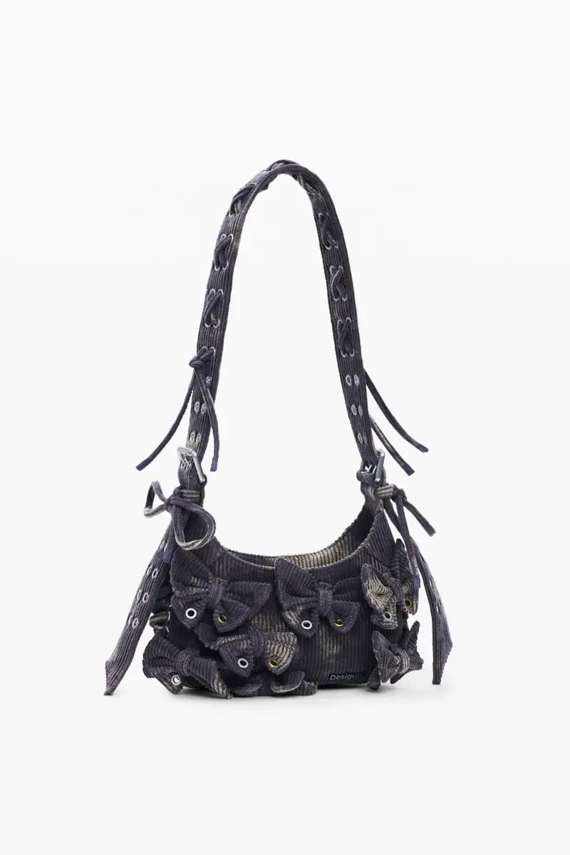 Borsa media con fiocchi in cotone MATERIAL FINISHES miniatura 2