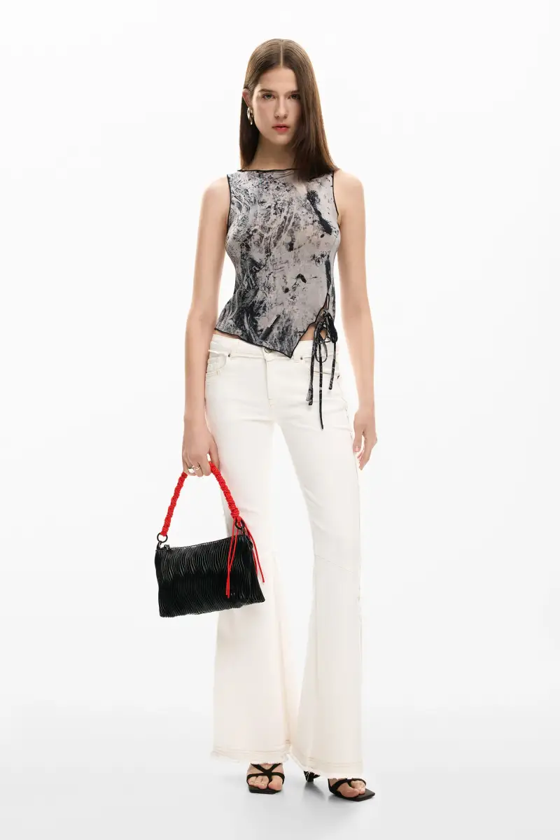 Borsa media con rilievo BLACK miniatura 2