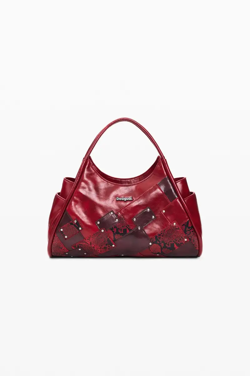 Borsa media snake RED