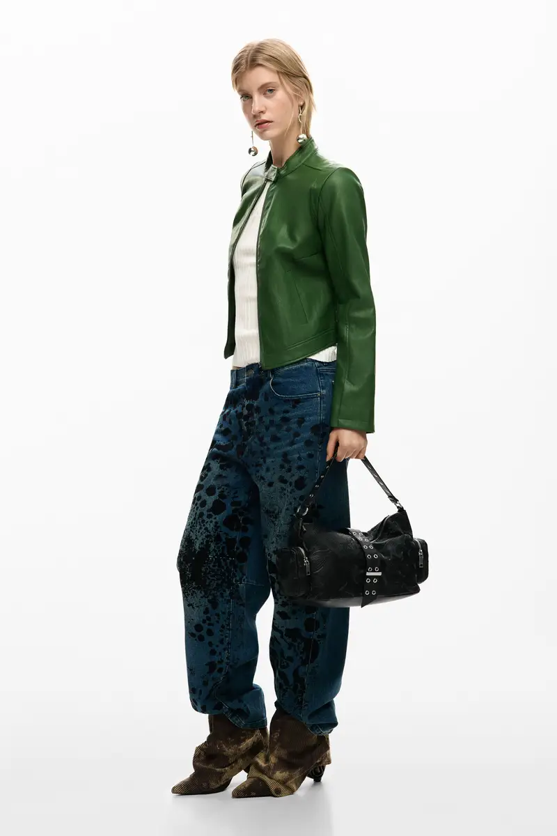 Borsa media traforata BLACK miniatura 2