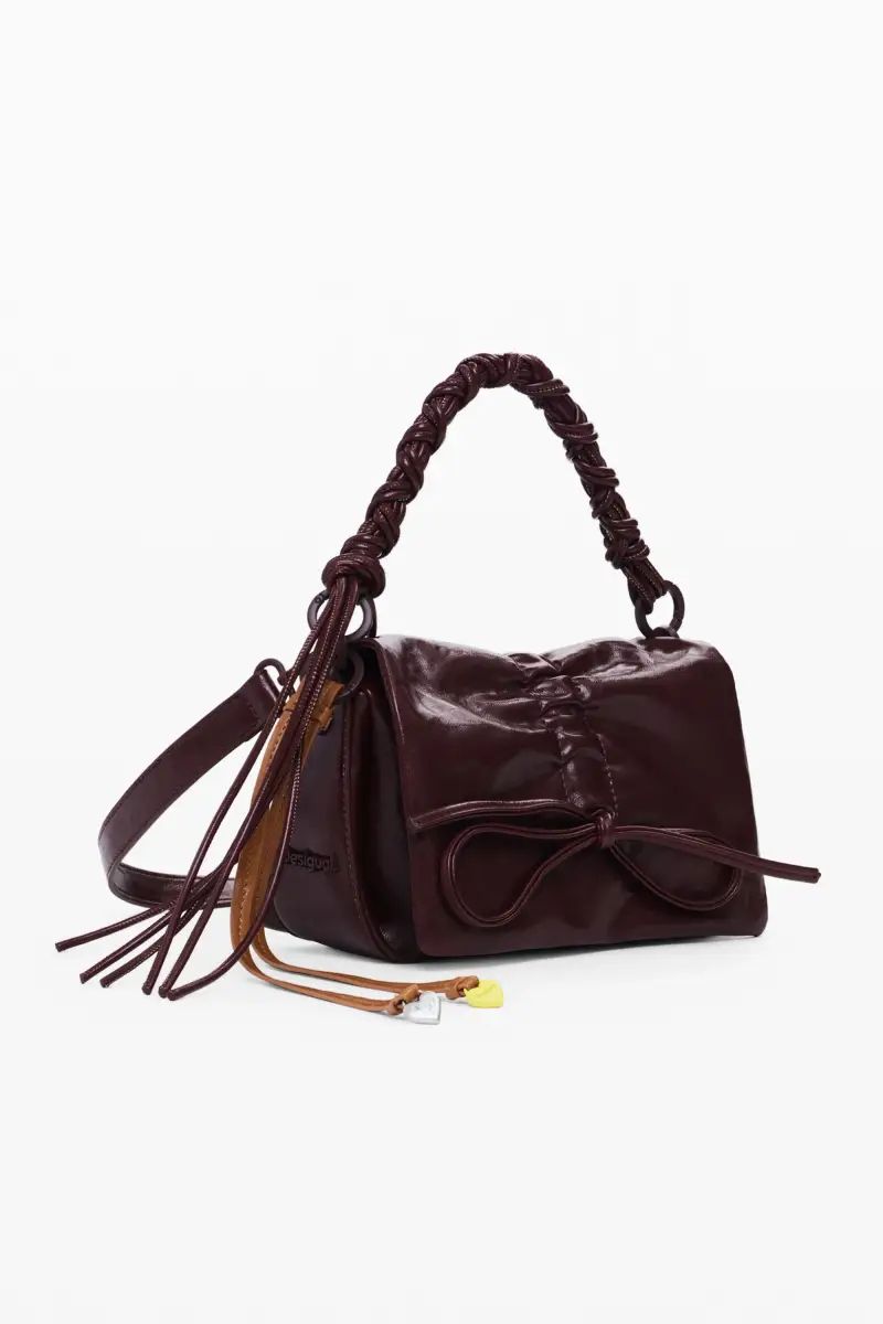 Borsa piccola brillante con fiocco RED miniatura 2