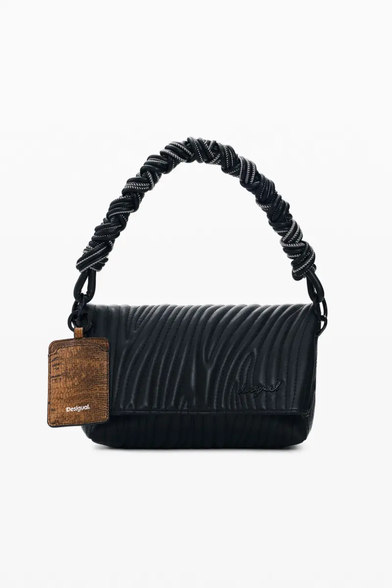 Borsa piccola con rilievo BLACK