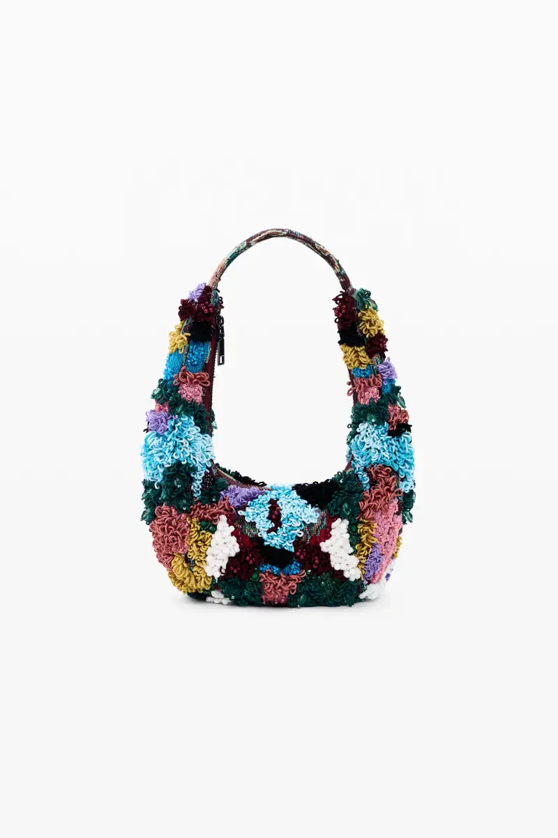 Borsa piccola ricamata MATERIAL FINISHES