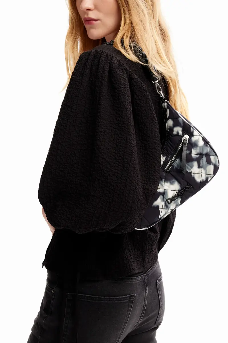 Borsa piccola trapuntata BLACK miniatura 2