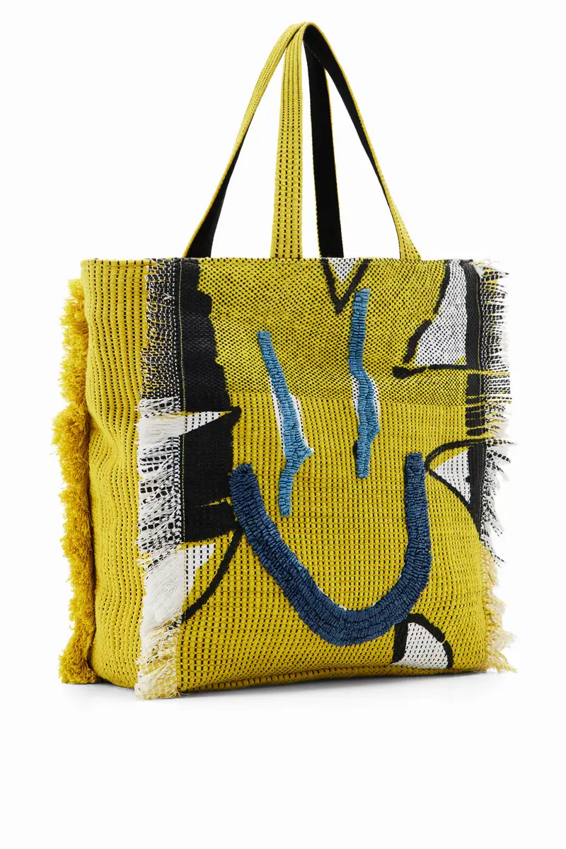 Borsa shopper grande sole YELLOW