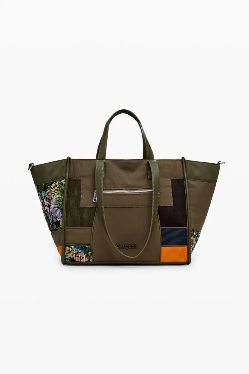 Borsa shopper patch GREEN