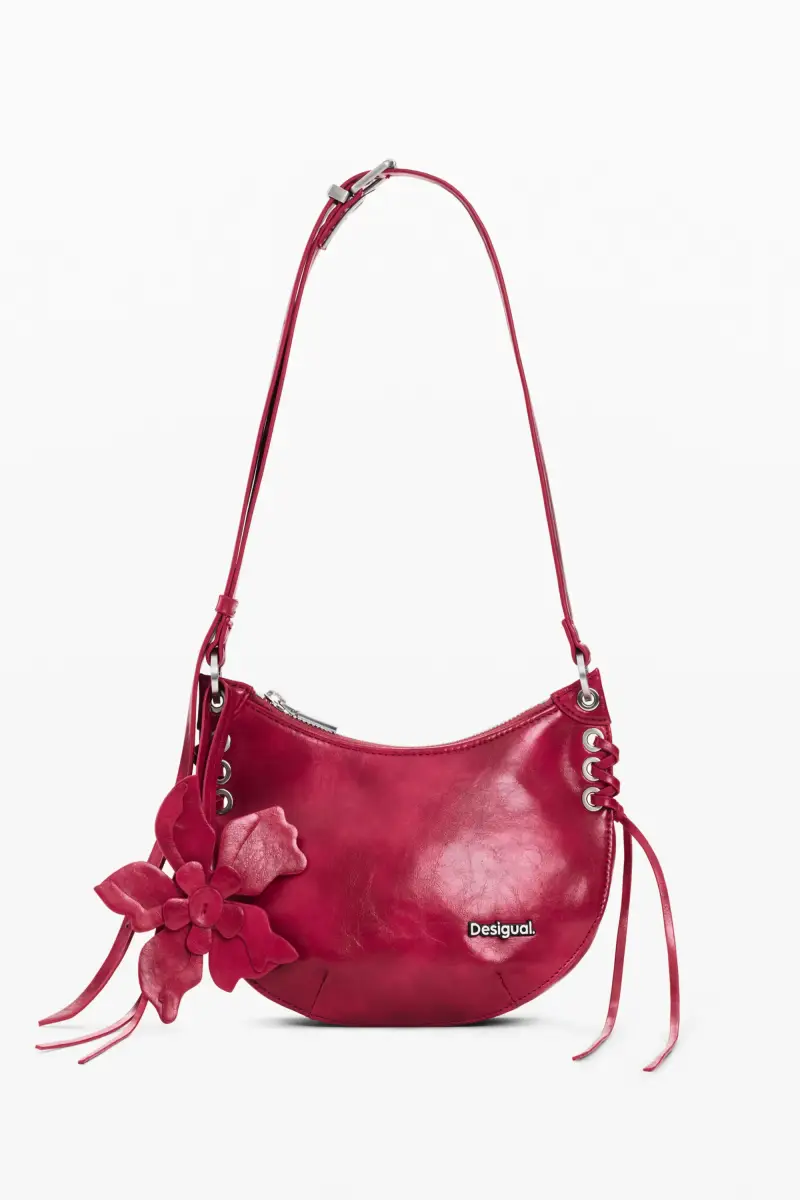 Borsellino a tracolla fiore RED